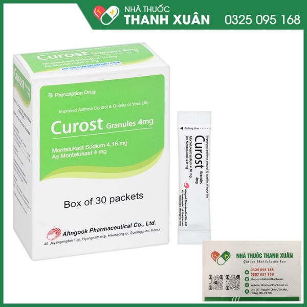 Curost 4mg - Thuốc điều trị và dự phòng hen phế quản